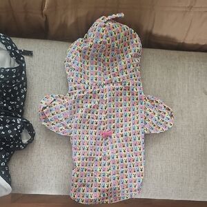 Colorful Patterned Dog Hoodie